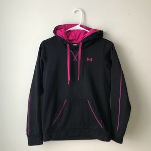 Black & pink Women’s Under Armour Sweatshirt